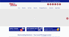 Desktop Screenshot of ideallending.net